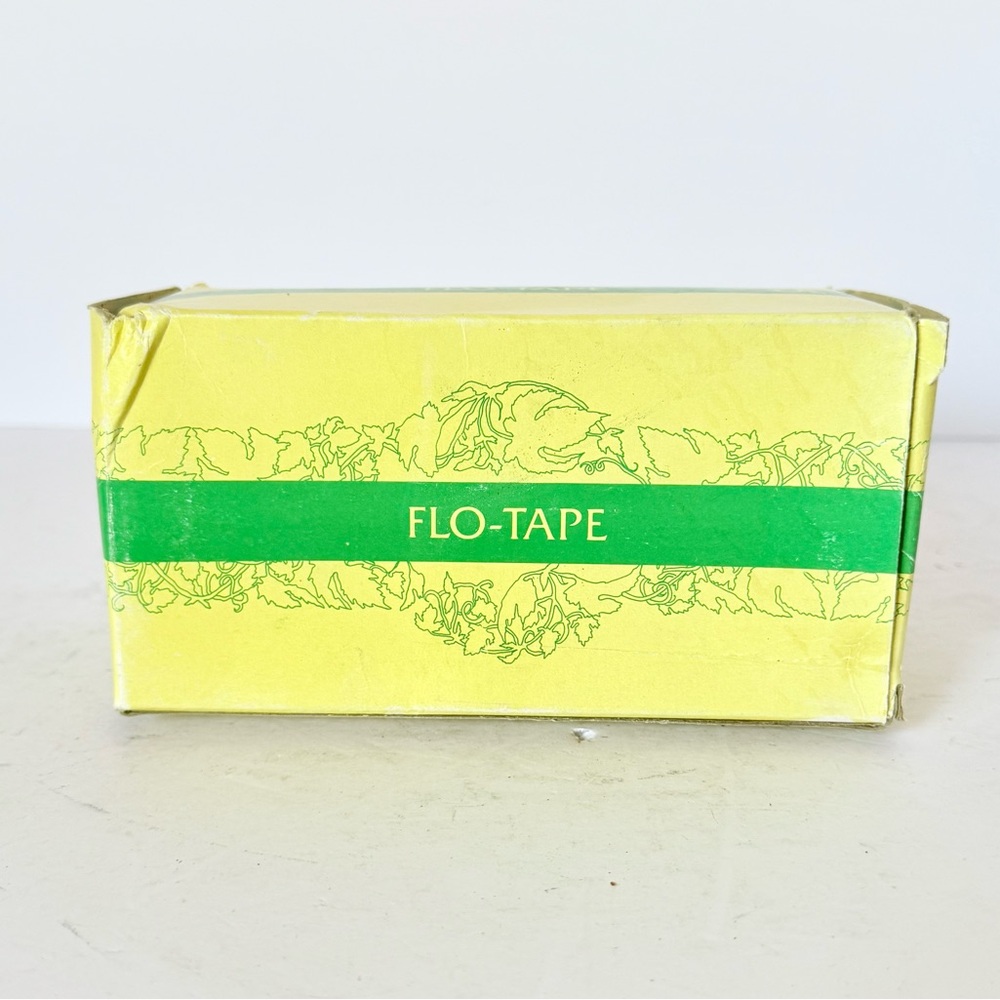 NOS Vintage Box of 12 dt Flo-Tape Flower Stem Wrapping Tapes – Made in Korea